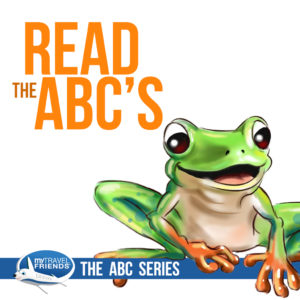 READ the ABCS book cover with a frog